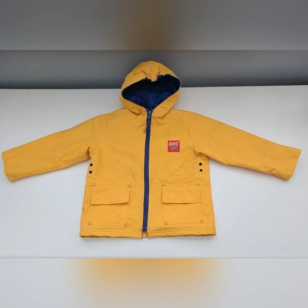 Vintage Caillou Unisex Kids' (Size 3) Lined Hooded Spring/Fall/Rain Jacket/Coat